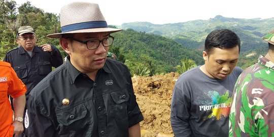 Wilayah Jabar Rawan Longsor, Ridwan Kamil Minta Kepala Daerah dan Warga Waspada
