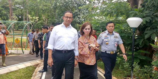 Tinjau Taman Tebet Honda Anies Berencana Gabungan Sisi