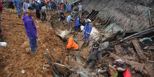 Empat Jasad Korban Longsor Sukabumi Kembali Ditemukan