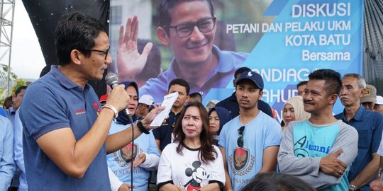 Sambangi Pasar di Samarinda, Sandiaga Singgung Sulitnya Cari Pekerjaan