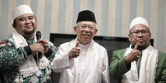 Kunjungi Bogor, Ma'ruf Amin Ziarah Hingga Silaturahmi ke Pesantren