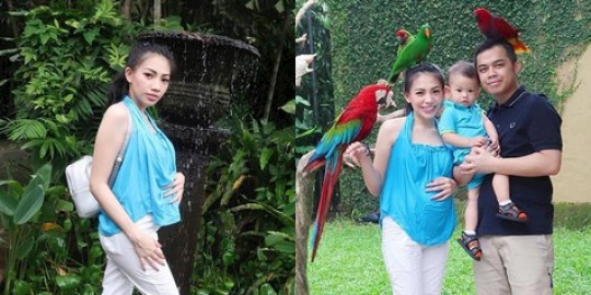 Perut makin besar, kezia karamoy pamer baby bumps