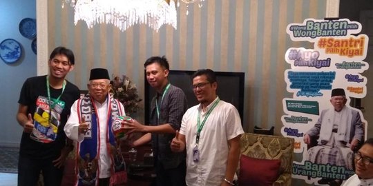 Dikunjungi Suporter Sepak Bola, Ma'ruf Sebut Mafia Pengaturan Skor Harus Diberantas