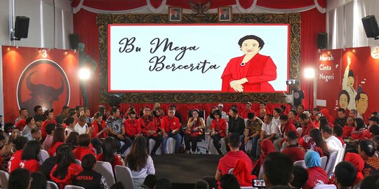 HUT PDIP, Megawati Berdialog dengan Elemen Muda