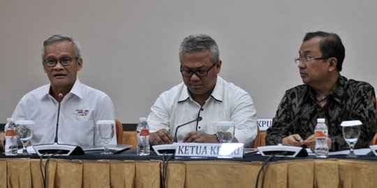 KPU Bahas Teknis Debat Pertama Capres-Cawapres