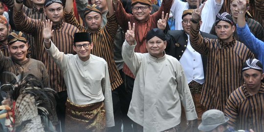 Prabowo-Sandiaga Klaim Popularitasnya Tembus 85 Persen, Elektabilitas 40 Persen