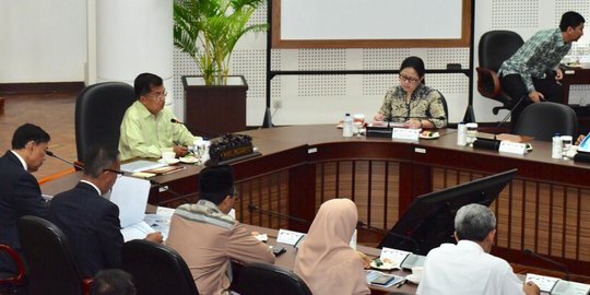 Gubenur NTB Temui Wapres JK Lapor Perkembangan Rehabilitasi Pascabencana