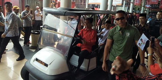 Saat di Mobil Golf, Pertanyaan Jokowi Bikin Megawati Tertawa