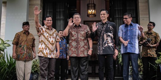 Prabowo dan Sandiaga Rahasiakan Isi Pembicaraan dengan SBY Selama Dua Jam