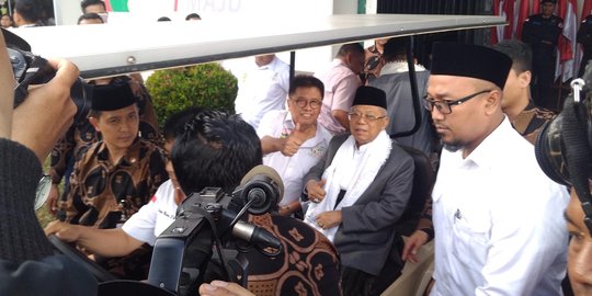 Ma'ruf Amin Tunggu Bocoran Pertanyaan Debat dari KPU