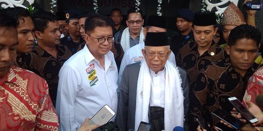 Ma'ruf Amin Bingung Penyebar Isu Jokowi PKI Tidak Mau Tobat