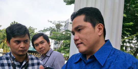 Bahas Persiapan Debat, Erick Thohir Menghadap JK di Kantor Wapres