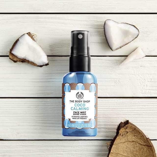 the body shop coco calming face mist
