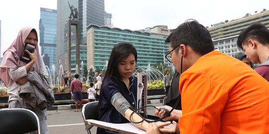 Mahasiswa Gelar Cek Darah di CFD