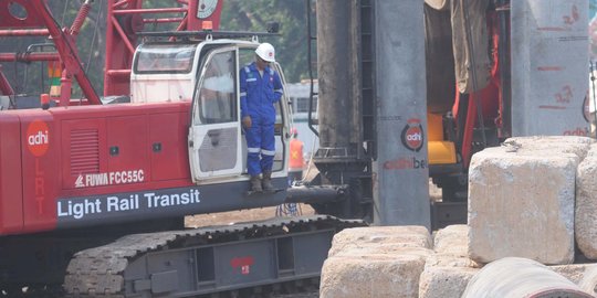 Adhi Karya: Pembangunan LRT Sudah Capai 56,41 Persen