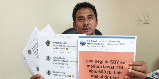 BPWS Bakal Polisikan Akun FB Siti Aisyah Soal Hoaks Tarif Tol Suramadu Rp 600 Ribu