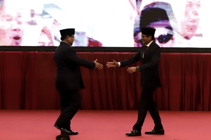 pidato kebangsaan prabowo sandiaga