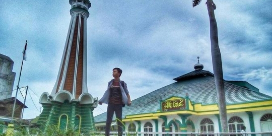 Cerita Masjid Tertua di Lampung Bertahan dari Letusan Dahsyat Gunung Krakatau