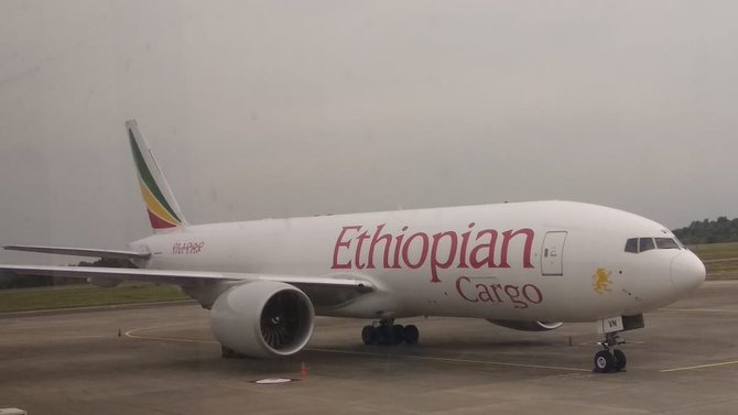 pesawat ethiopia airlines dipaksa mendarat di bandara hang nadim batam