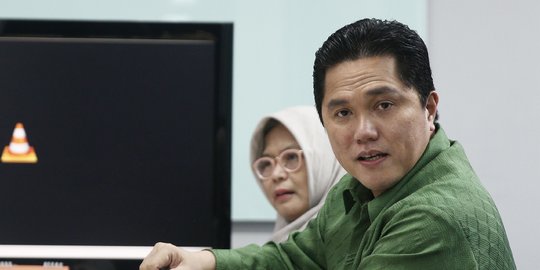 Erick Thohir: Prabowo-Sandi Coba Main Bulutangkis Tapi Kena Net Sendiri