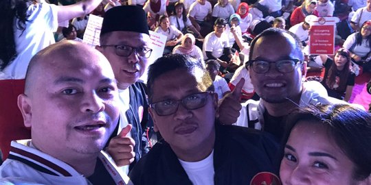 Nobar Debat Capres di Rumah Aspirasi, Pendukung Makin Yakin Jokowi Menang