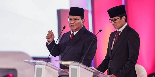 Cerita di Balik Pijatan Sandiaga Uno pada Prabowo saat Debat Capres