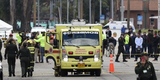 Bom Mobil Meledak di Kolombia, 10 orang tewas