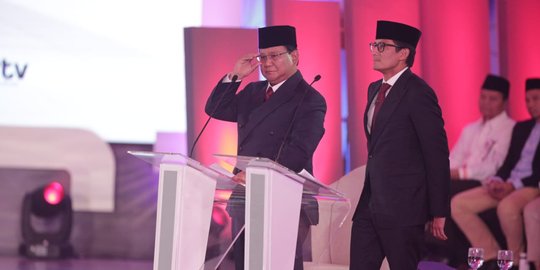 Joget-joget di Debat, Elektabilitas Prabowo Diprediksi Bakal Tergerus