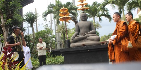 Arca Aksobhya di Malang Diperkirakan Sebagai Pentasbihan Kertanegara