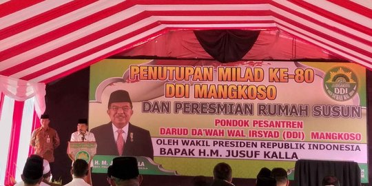 Wapres JK Tegaskan Pesantren Harus Ada Keterampilan Ekonomi dan Sosial