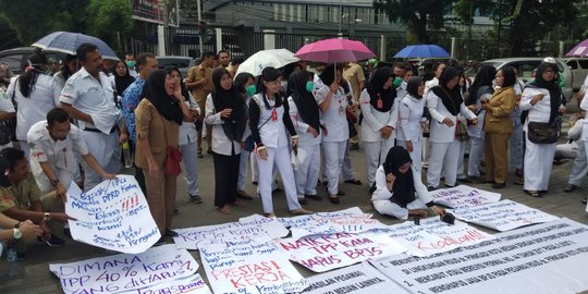 Uang TPP Terus 'Disunat', Pegawai RSUD Pirngadi Geruduk Kantor Wali Kota Medan