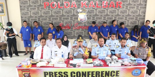 Sepekan, Polisi Sita Narkoba Senilai Rp 13 Miliar dan Tangkap 6 Orang