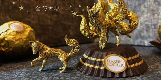 Seniman China Ubah Kertas Pembungkus Cokelat Jadi Patung-Patung Lucu