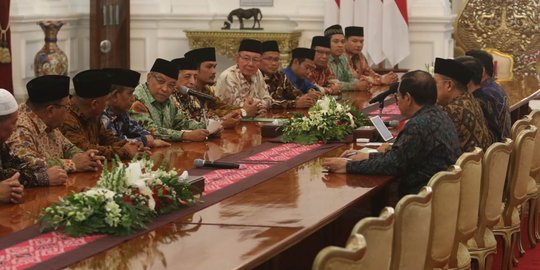Datangi Istana, 14 Ormas Islam Doakan Jokowi Menang Pilpres 2019