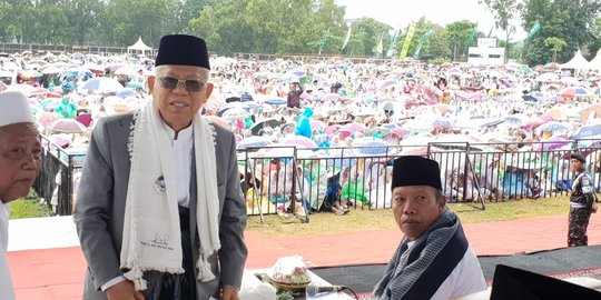 Ma'ruf Sindir Prabowo: Yang Punah itu Dinosaurus, Indonesia Insya Allah Sejahtera