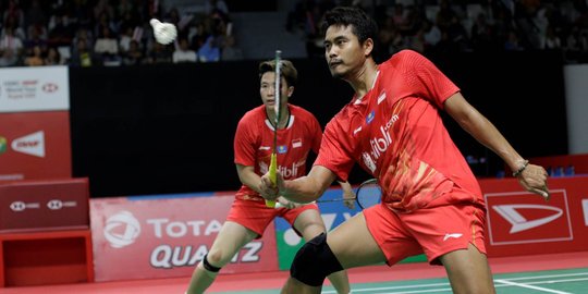 Aksi Tontowi Ahmad-Lilyana Natsir Saat Taklukkan Wakil India