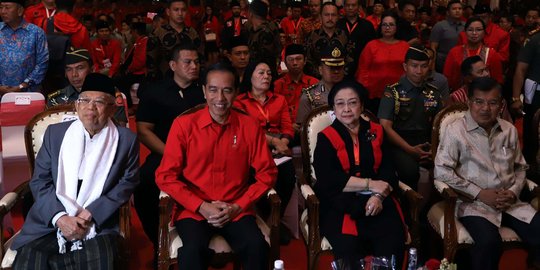 Jokowi dan JK Hadiri HUT ke-72 Megawati Soekarnoputri