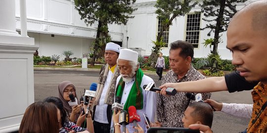 Datangi Istana, Ulama Banten Minta dari Sabang sampai Merauke pilih Jokowi