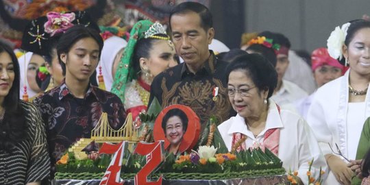 Jokowi hadiri HUT Megawati