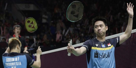 Melalui 3 Set, Kevin Sanjaya / Marcus Gideon Melangkah ke 16 Besar