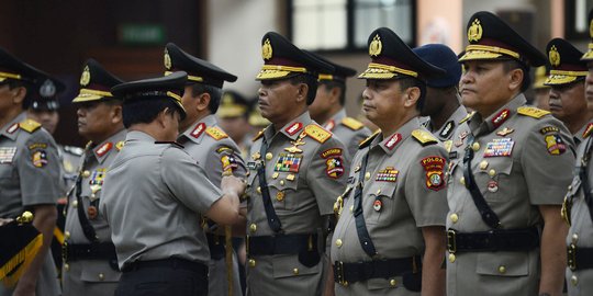 Kapolri Tito Karnavian Pimpin Sertijab dan Lantik Perwira Tinggi Polri