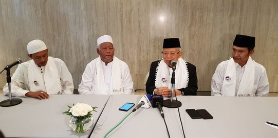Bertemu Ma'ruf Amin, Kiai Asal Madura Pastikan Jokowi Takkan Kalah Lagi