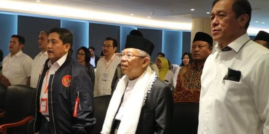 Ma'ruf Amin: Jangan Sampai Ada Sejengkal Tanah yang Bebas dari Relawan