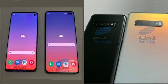 Ini Penampakan Jelas Dari Samsung S10 dan S10+, Smartphone Full Layar!