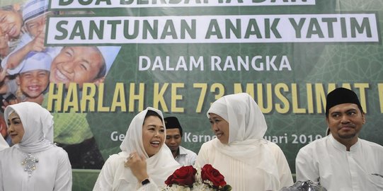Harlah ke-73, Ribuan Muslimat NU Padati GBK Sejak Dini Hari