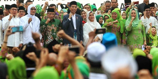 Jokowi hadiri Harlah Muslimat NU ke-73 di GBK