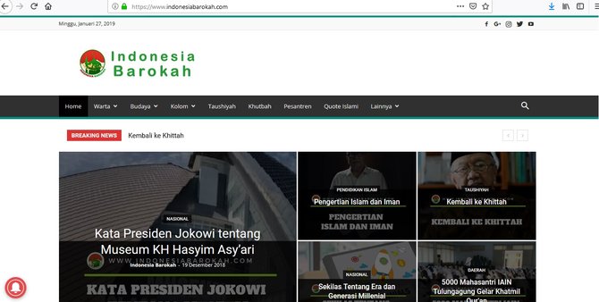 website indonesia barokah