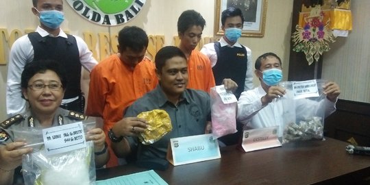 Polisi Bongkar Jaringan Narkoba Siap Edarkan Ribuan Ekstasi di Bali