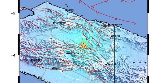 Papua Diguncang Gempa Magnitudo 5,6, Pusat Gempa di Darat