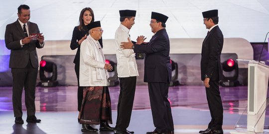 Survei LSI: Jokowi-Ma'ruf Ungguli Debat, Prabowo-Sandi Cuma Menang Kompak